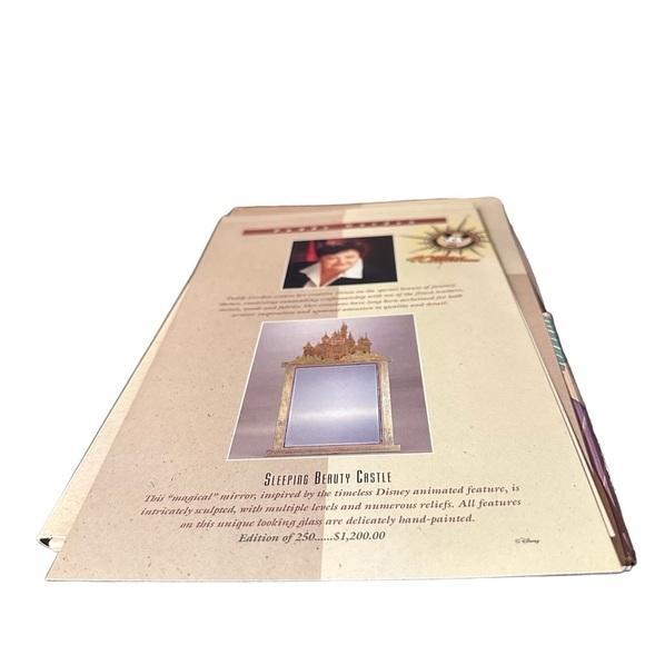 Vtg 1995 Disney 40 Years of Adventure Limited Edition Catalog Folder Inserts - Picture 3 of 16